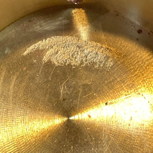 Solid Brass Round Lid & Base With Slot For Storage Or Collection - Picture 6 of 9